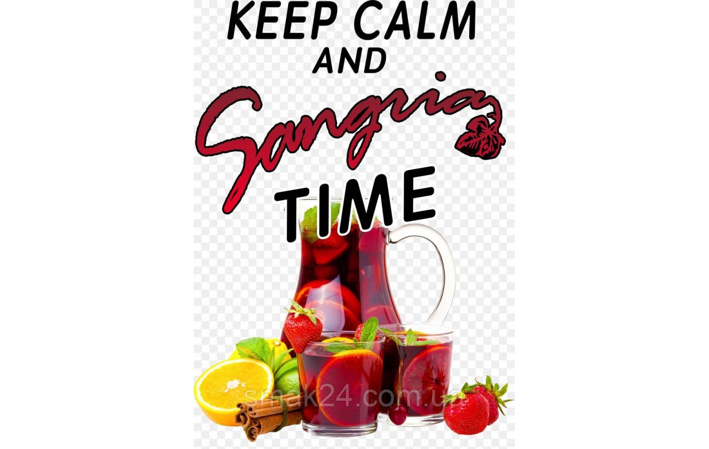 Вино красное фруктовое Сангрия Keep Calm and Drink Sangria Испания 750мл