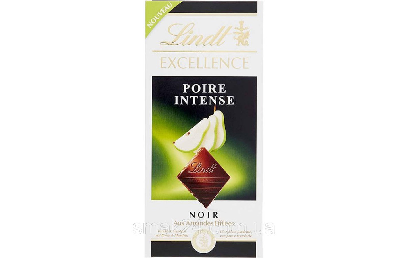 Шоколад чорний Груша Lindt Excellence Pom'poire Intense 100г Швейцарія