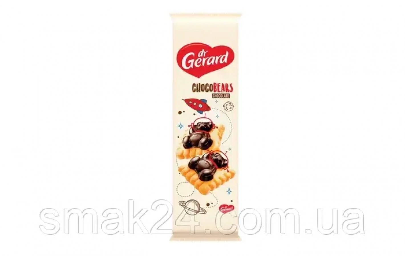 Печиво з кремовою начинкою та молочним шоколадом Chocobears dr.Gerard 116г