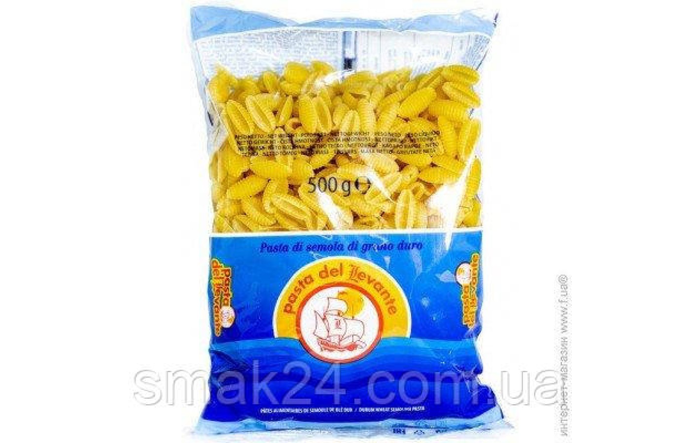 Макаронные изделия (паста) Гребешки Pasta Del Levante SARDI  500г Италия