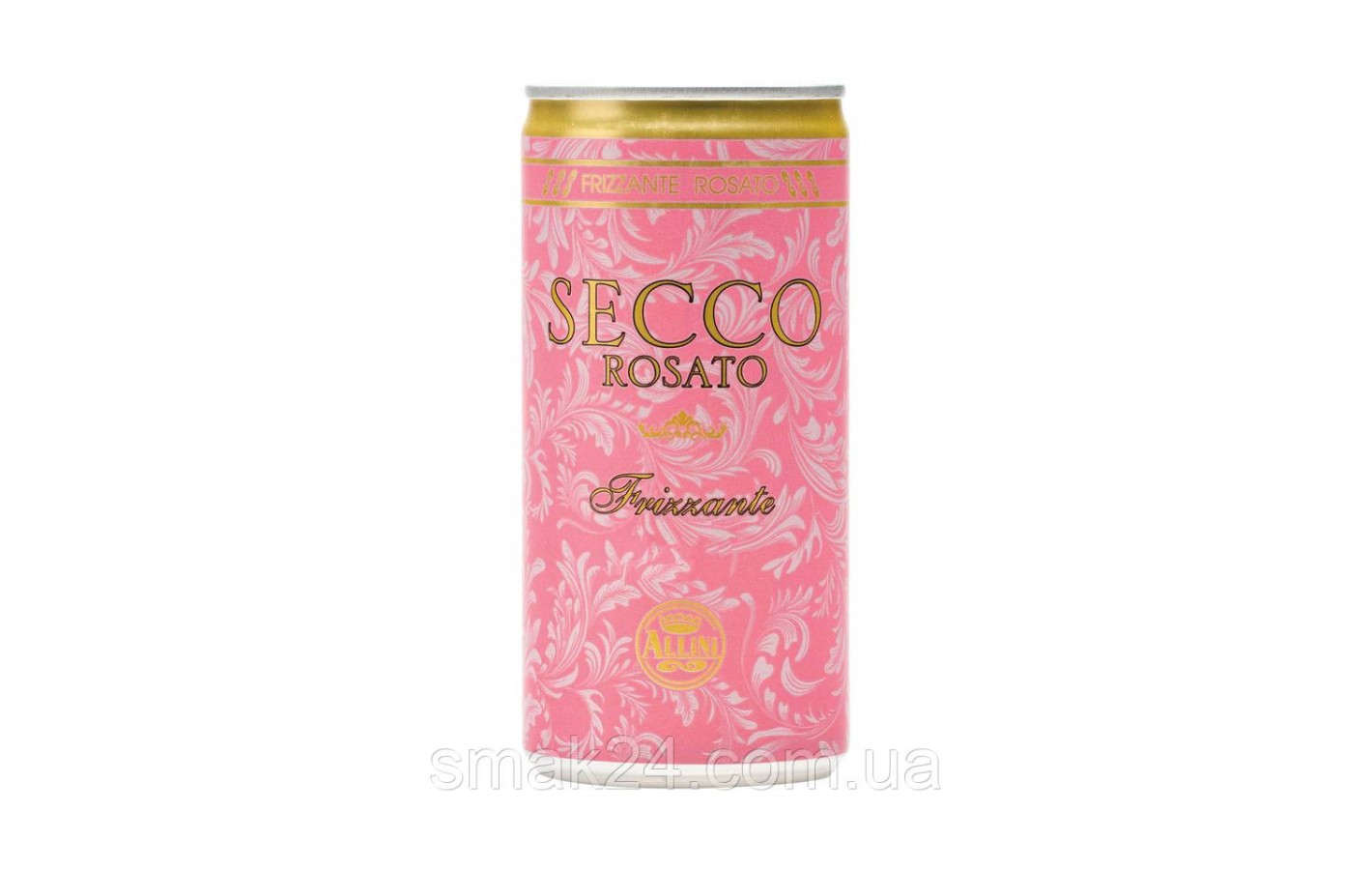 Вино ігристе рожеве SECCO Frizzante Rosato сухе 10% 200 мл