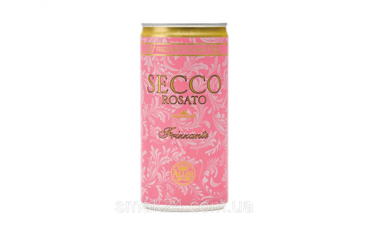Вино ігристе рожеве SECCO Frizzante Rosato сухе 10% 200мл