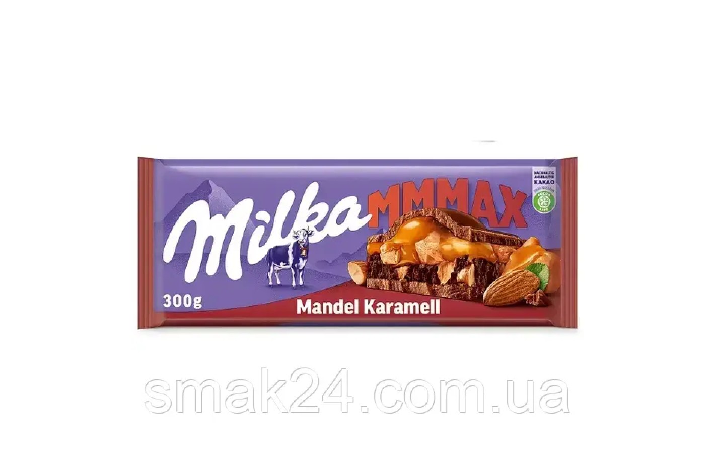 Шоколад Milka Mandel Caramel (c карамелью и миндалем) Швейцария 300г