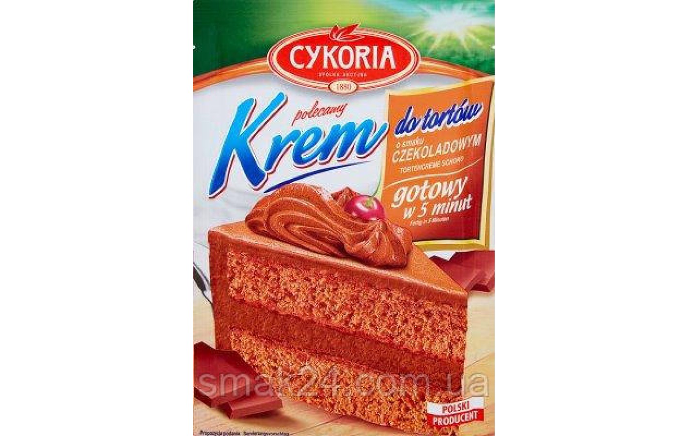 Крем для тортів Шоколадний Cykoria Krem do tortcow o smaku czekoladowym 100 г Польща
