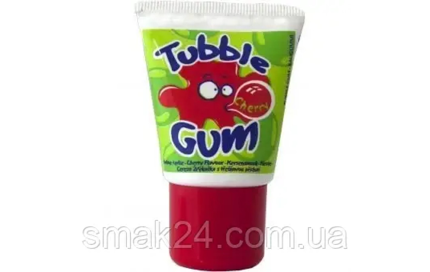 Жидкая жвачка Tubble Gum Cherry Вишня в тюбике 35г Франция