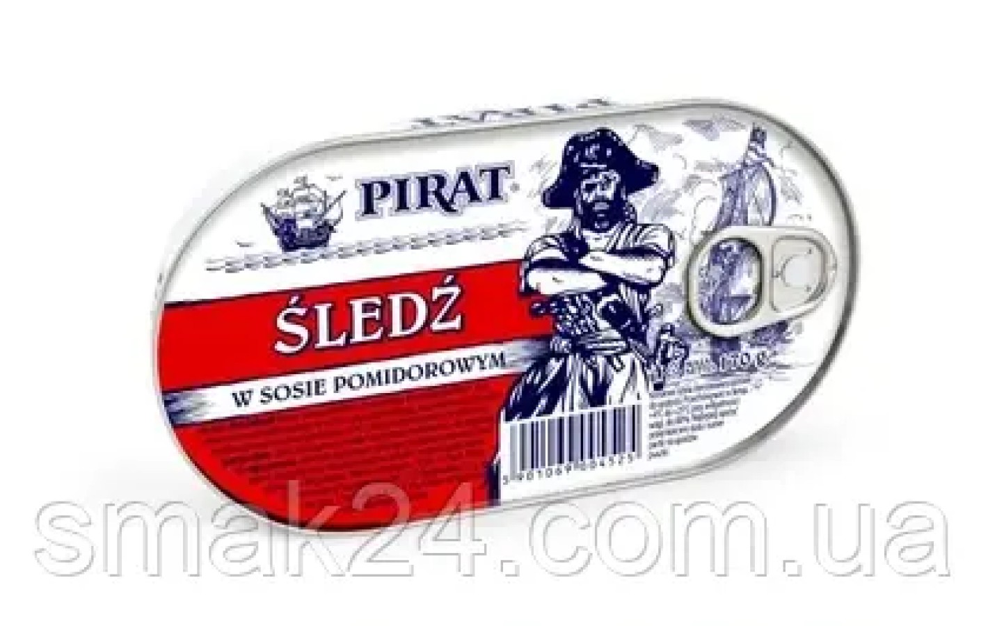 Філе оселедця в томатному соусі Pirat Filety sledziowe w sosie pomidorowym 170 г Польща