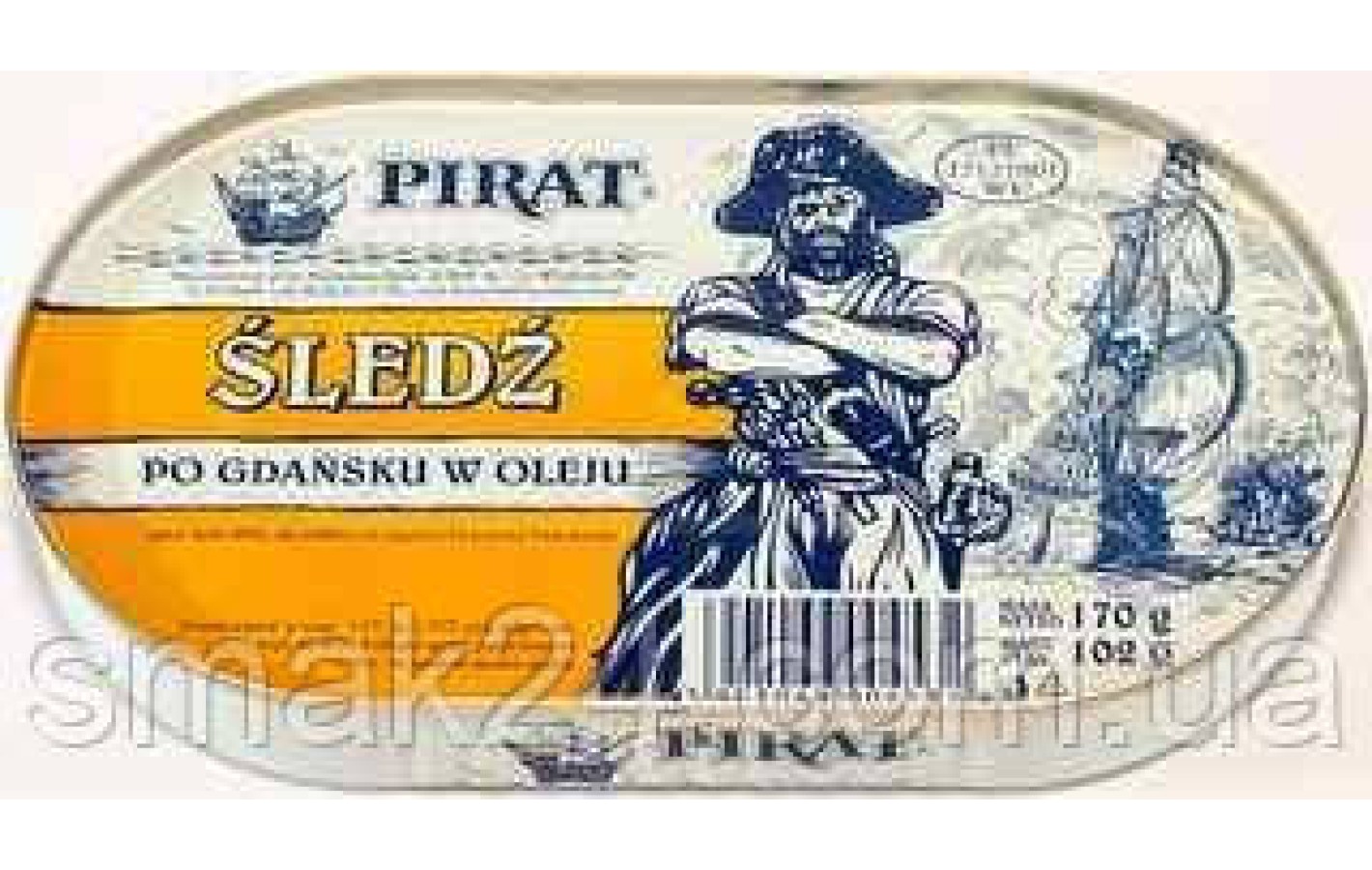 Селед по Гданськи в олії Pirat Sledz po Gdansku w oleju 170 г Польща
