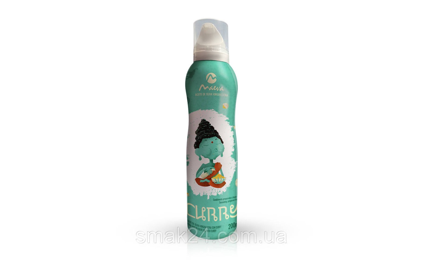 Масло оливковое в спрее Карри Maeva  Aceite de Olive Virgen Extra Curry Испания 200мл