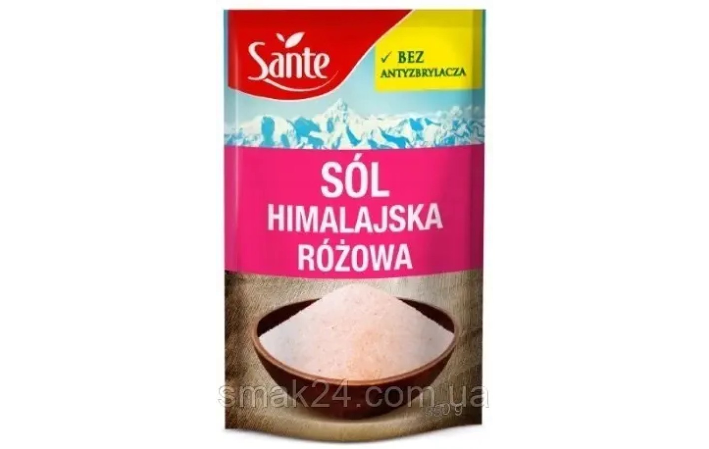 Гімалайська рожева сіль Sante 350г