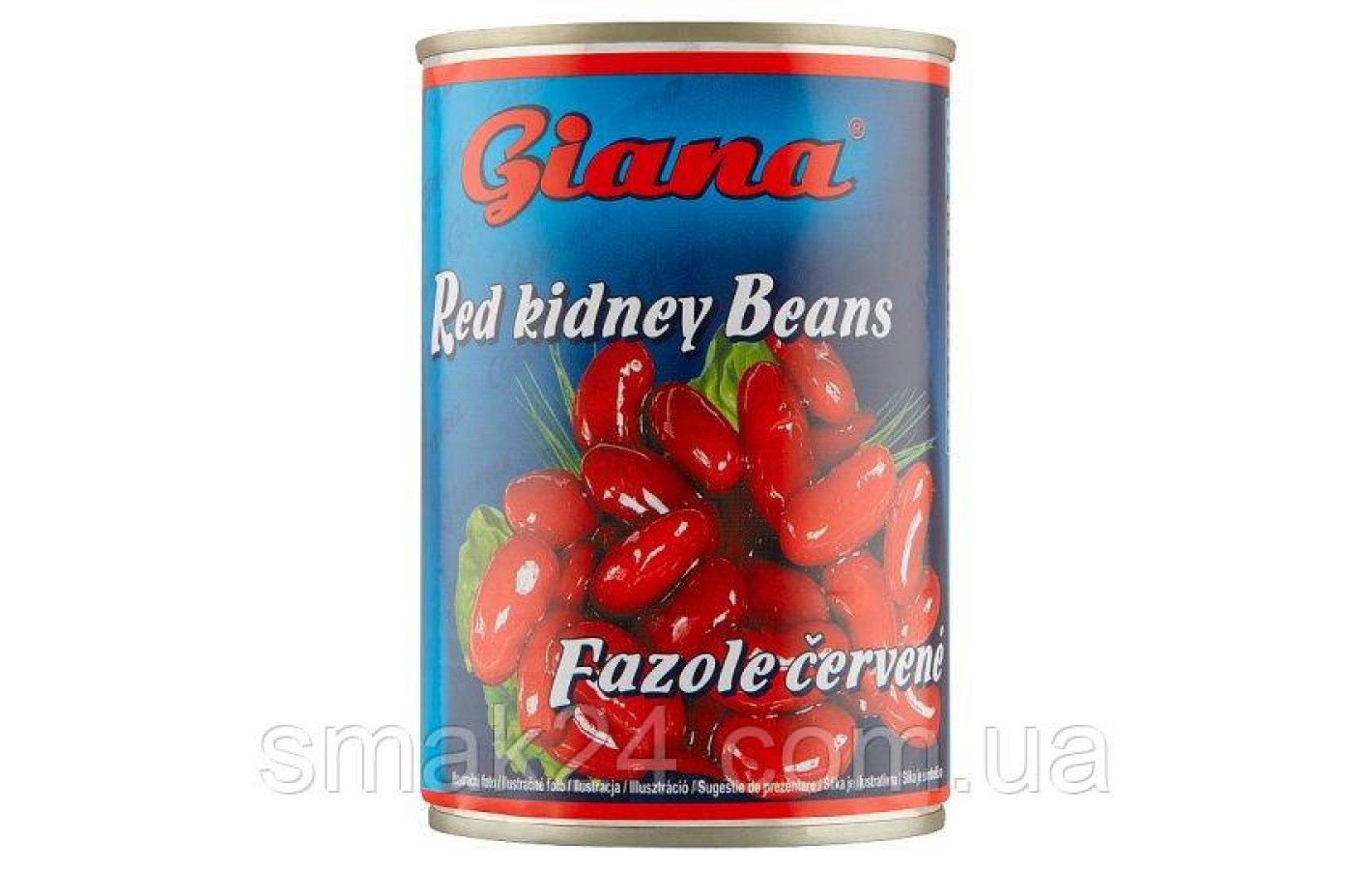 Фасоль красная Giana Red ridney beans 400 г Чехия