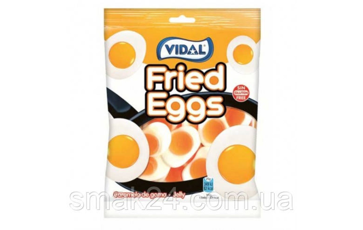 Желейные конфеты  Без глютена Яичница ТМ VIDAL Eggs  90г Испания