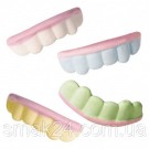 Желейные жевательные конфеты пенные зубы тубус Foam Teeth 200 шт 1,14кг ТМ Vidal