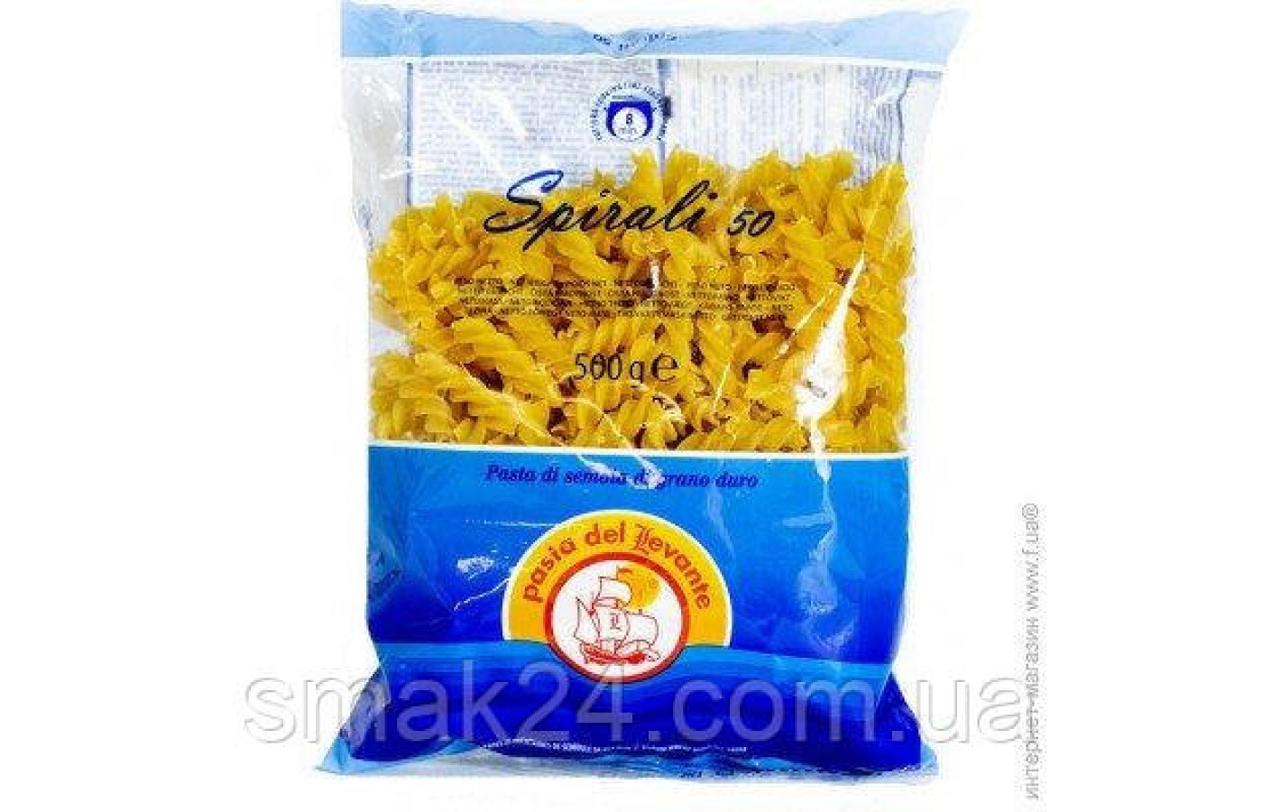 Макаронные изделия (паста) Спираль   Pasta Del Levante №50 Spirali 500г Италия