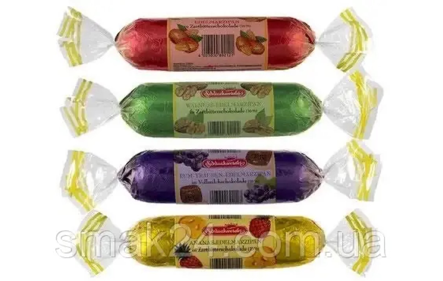 Марципан в чорному шоколаді Schluckwerder Edelmarzipan 125 г Німеччина