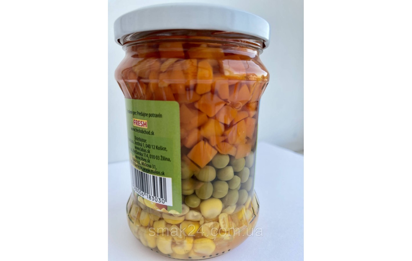 Кукурудза, Зелений горошок, Морква ZELENINOVö ZMES FRESH 470 г Словаччина
