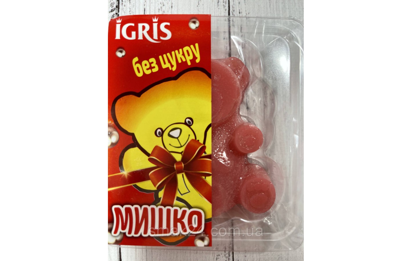 Мармелад БЕЗ ЦУКРУ зі смаком Малини 
