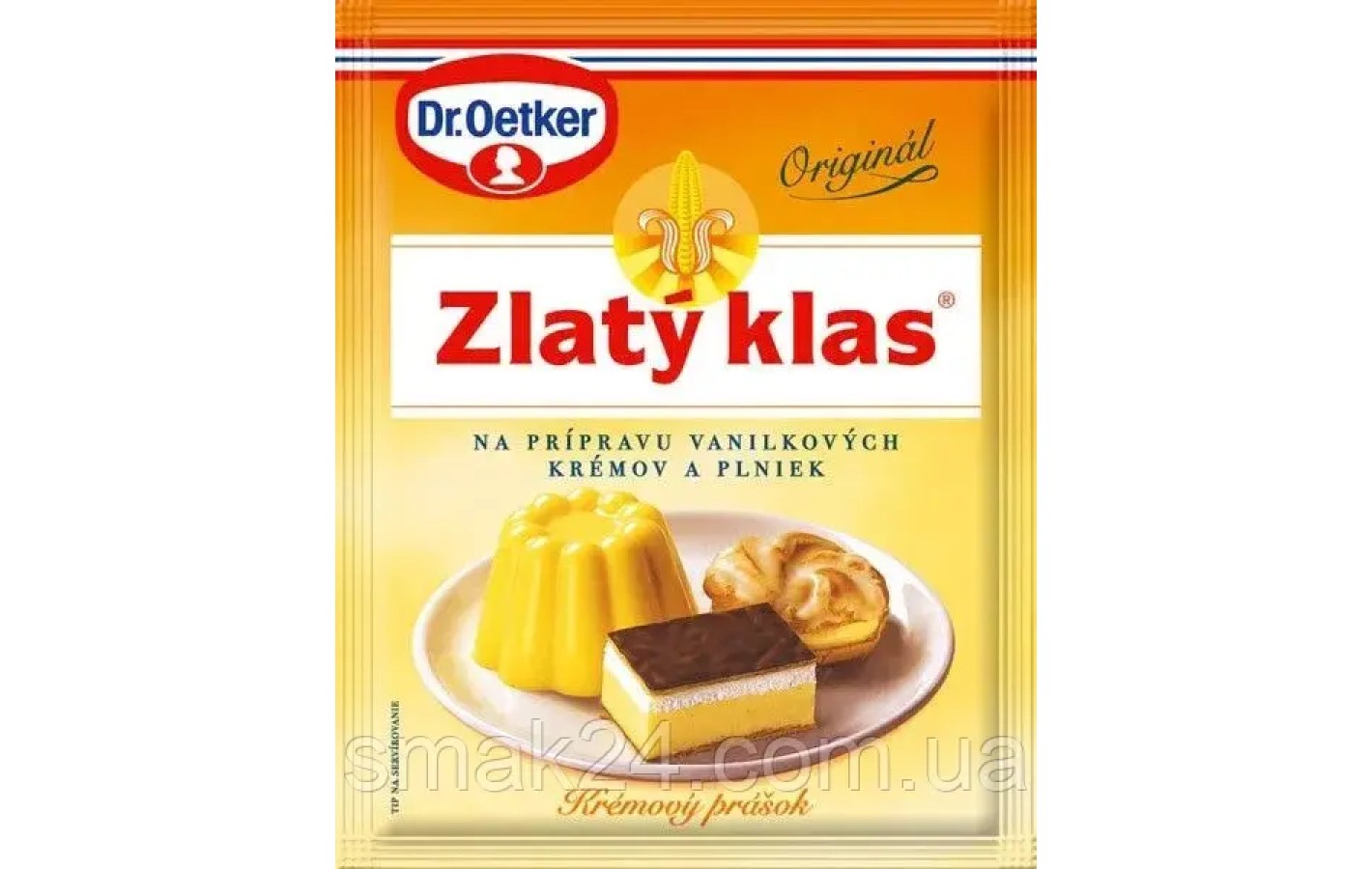 Крем з ванільним смаком Золотий колос Dr. Oetker zlatu klas 40 г Чехія