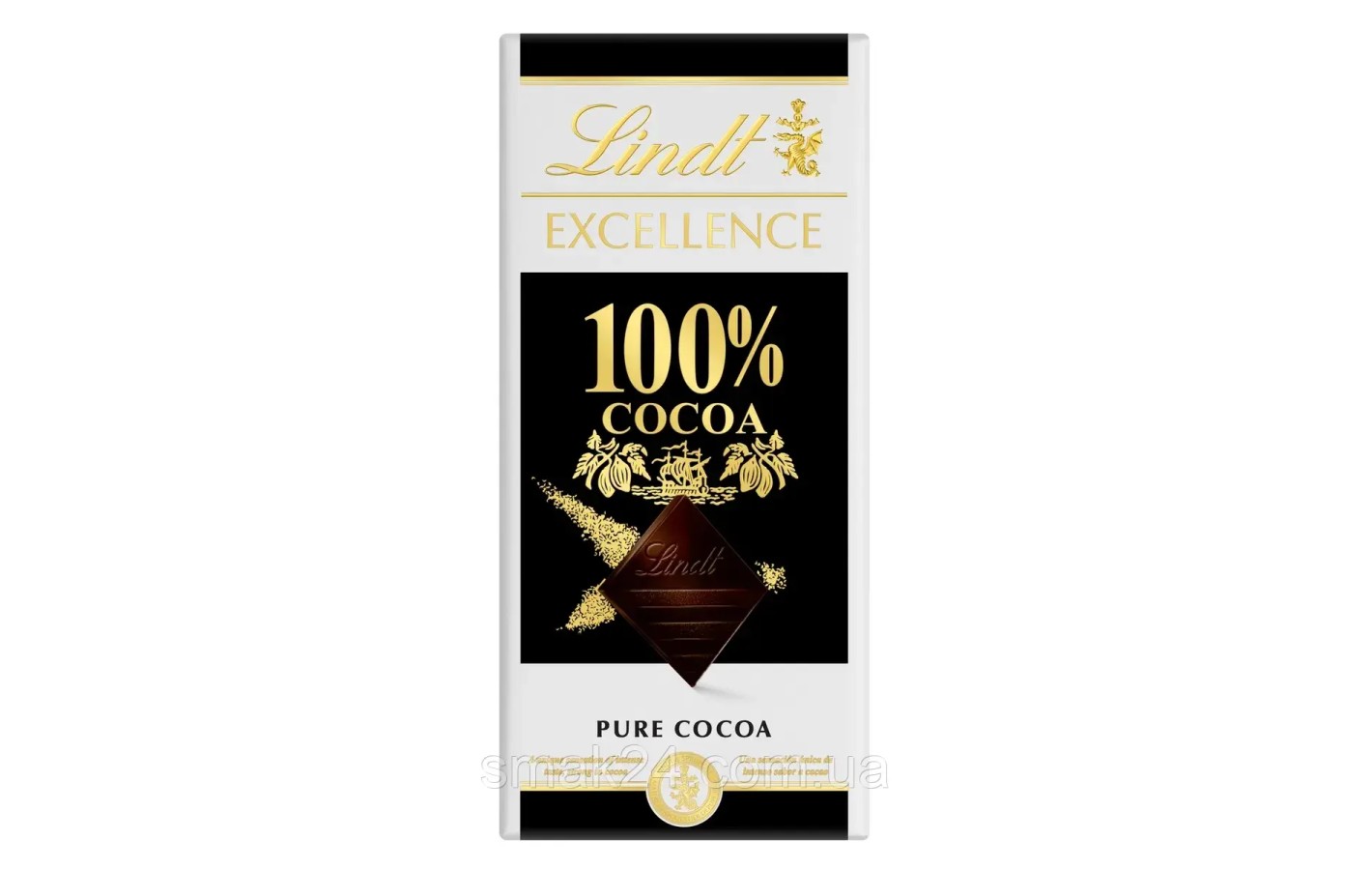 Шоколад 100% какао Lindt Excellence 50г Швейцарія