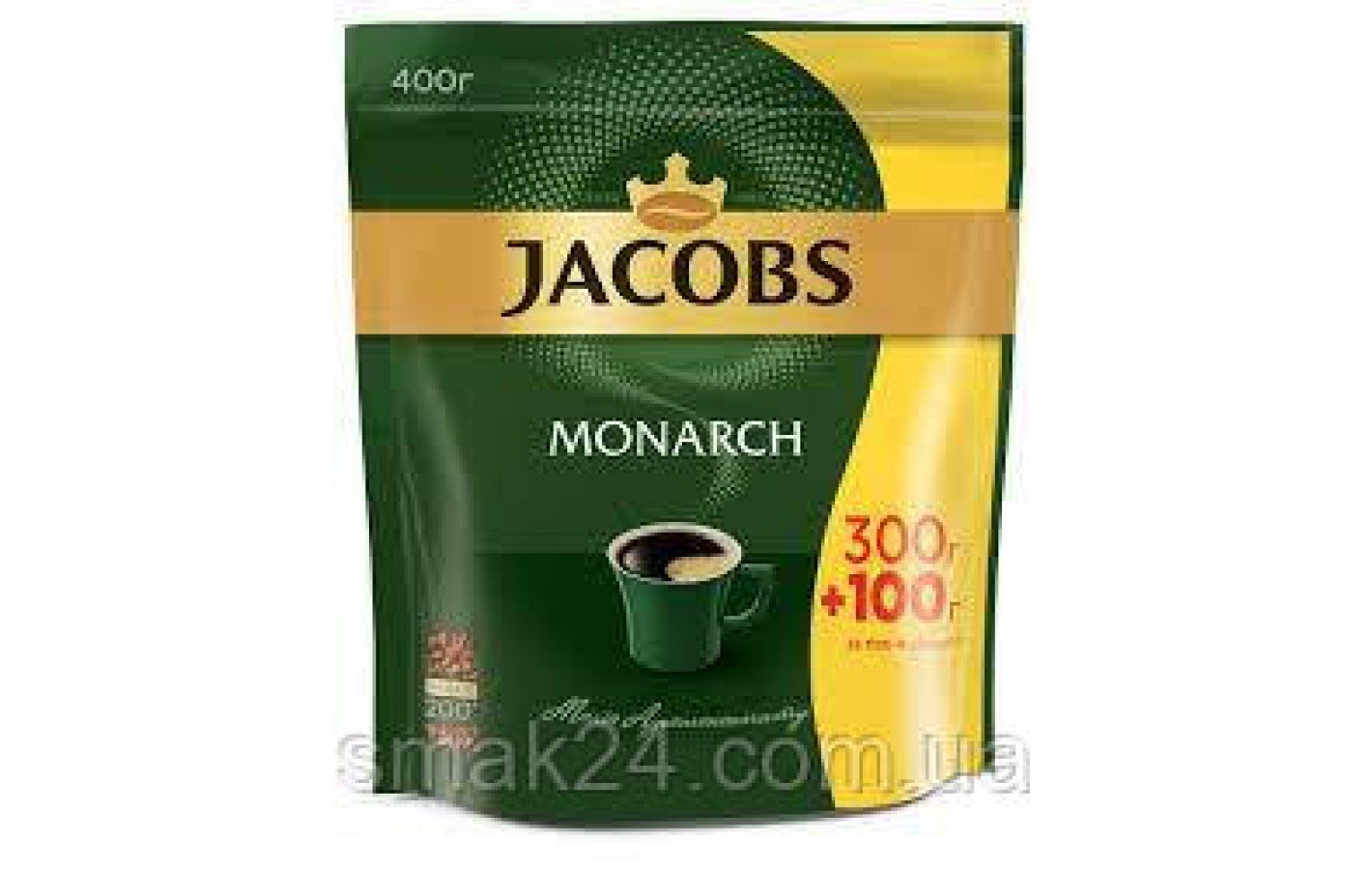 Кофе растворимый Jacobs Monarch (Якобс Монарх) 400 грамм эконом пакет