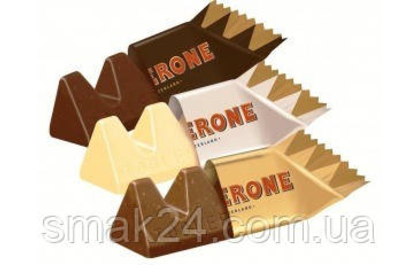 Швейцарський шоколад МІКС з медом і мигдальною нугою Tobleron Tiny 744г Швейцарія