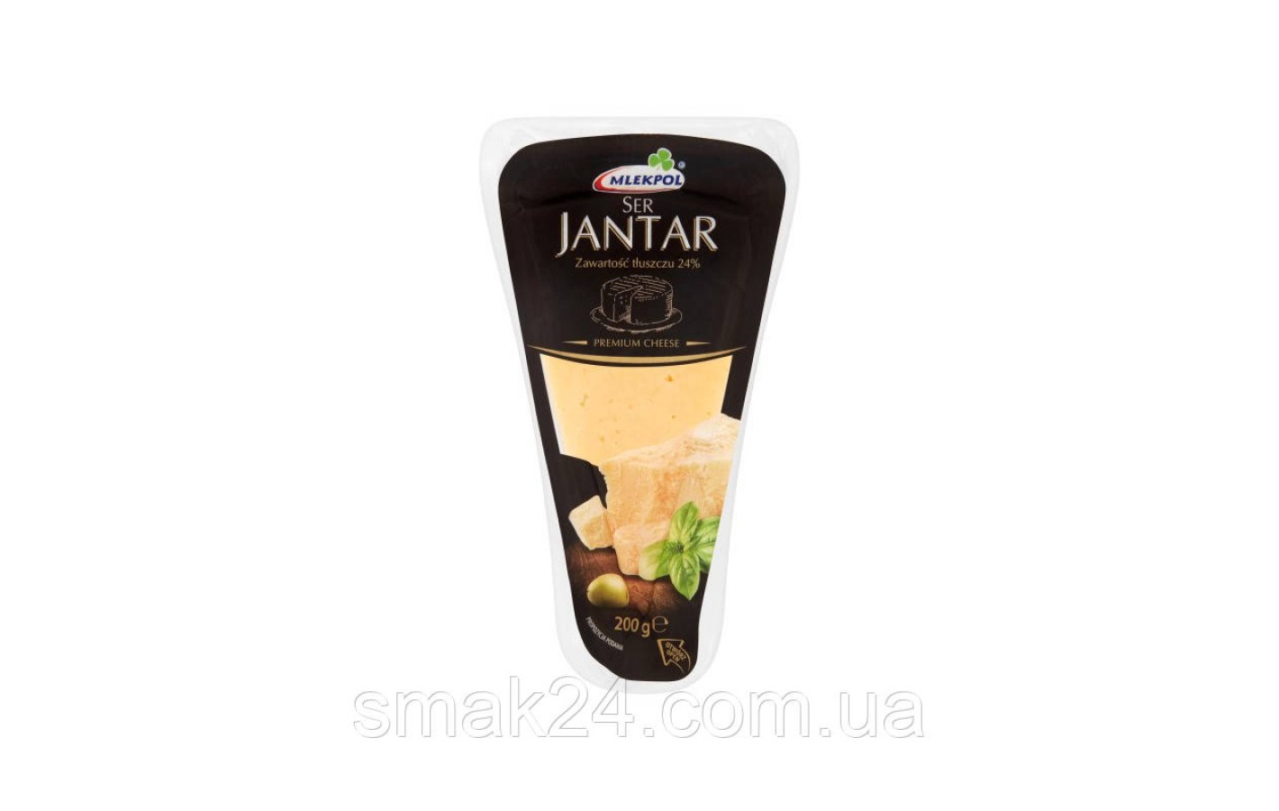 Сыр Mlekpol Jantar (Пармезан Янтарь) 200г  Польша