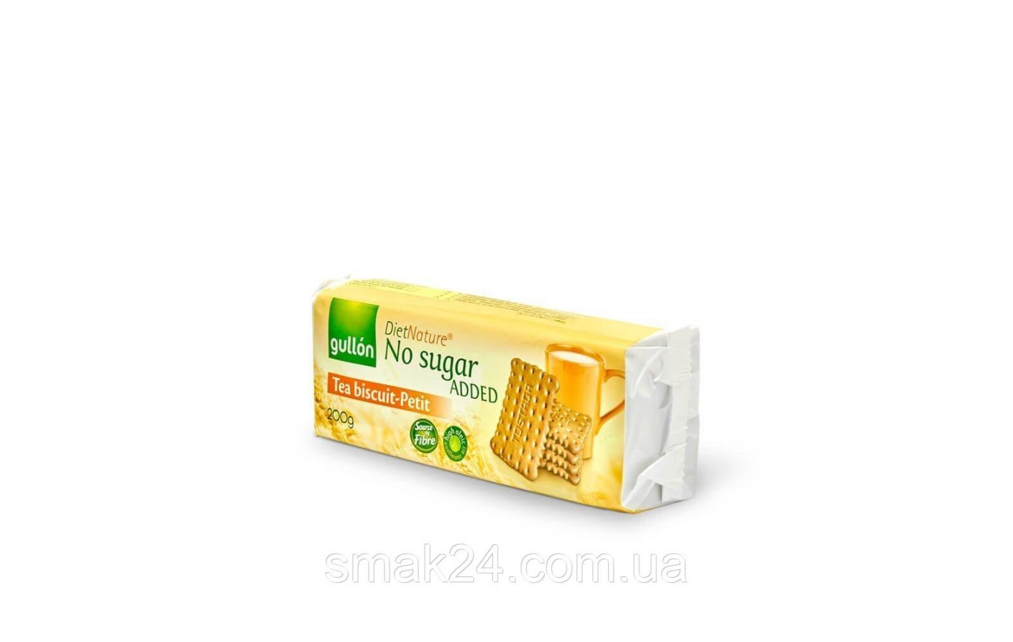 Печенье БЕЗ САХАРА галетное Gullon Diet Nature Tea Biscuit 200г Испания
