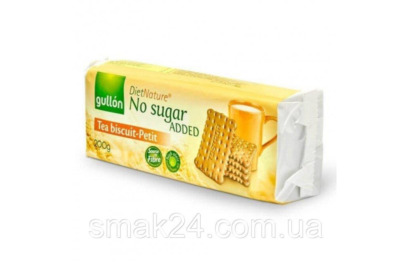 Печенье БЕЗ САХАРА галетное Gullon Diet Nature Tea Biscuit 200г Испания