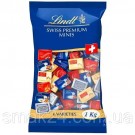 Швейцарські шоколадки Асорті Lindt Swiss Premium 6 видів 1 кг (155шт) Швейцарія