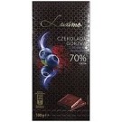 Шоколад черный Luximo Premium с черникой 70 % какао Польша 100г.