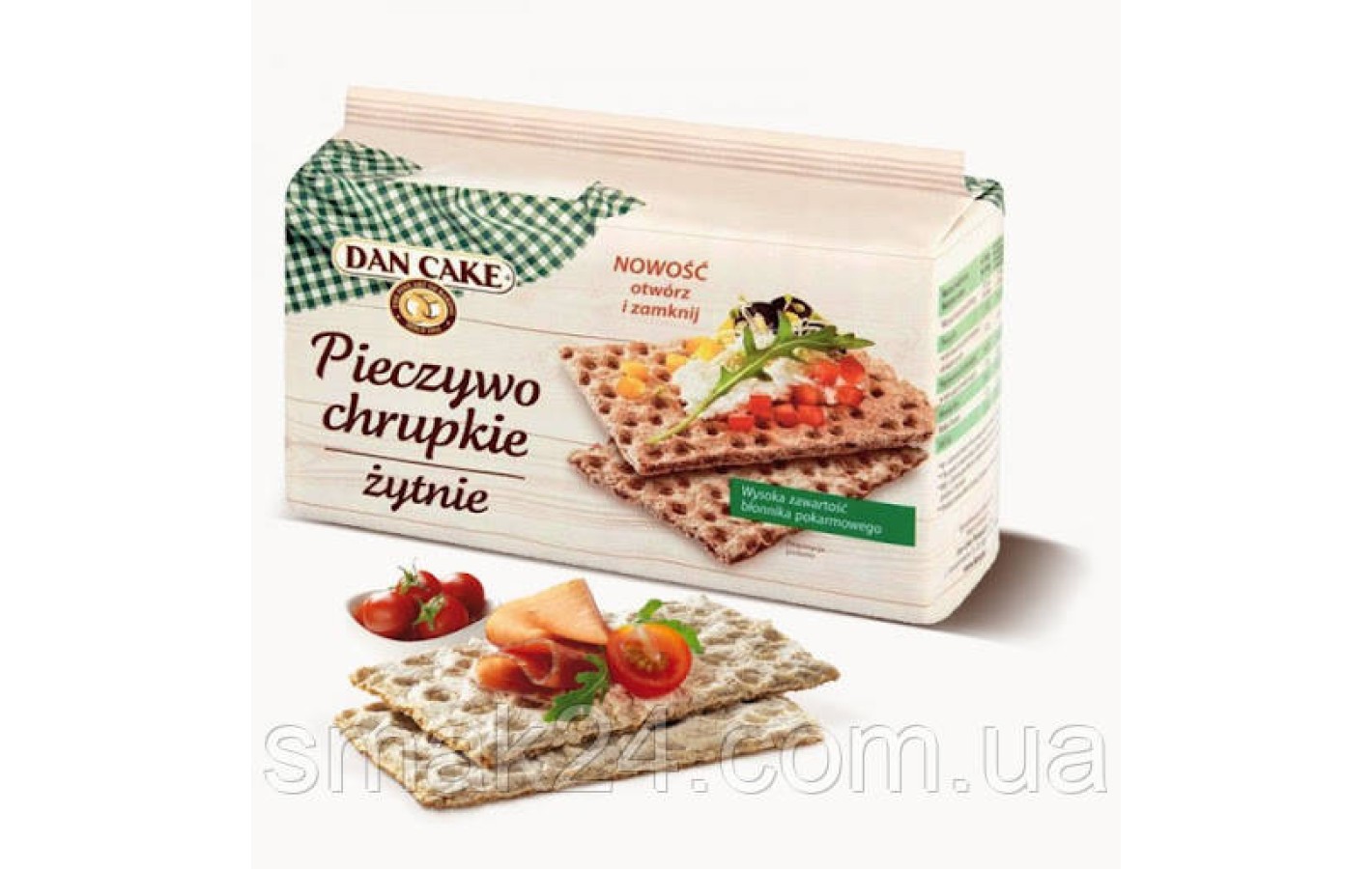 Хлібці хрусткі житальні Dan Cake Pieczywo chrupkie  ⁇ ytnie 250 г