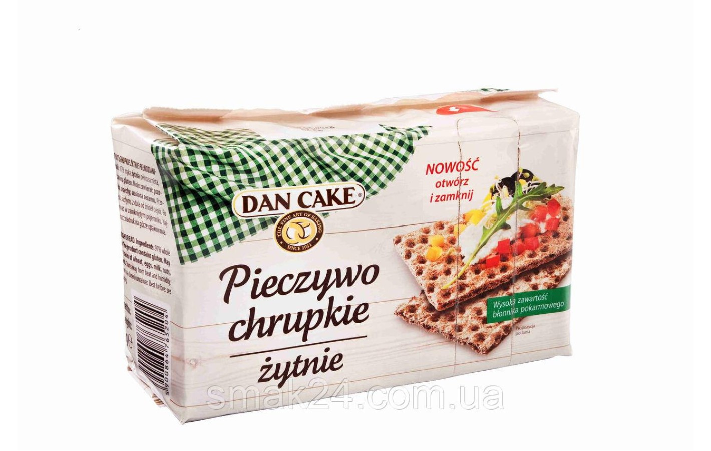 Хлібці хрусткі житальні Dan Cake Pieczywo chrupkie  ⁇ ytnie 250 г