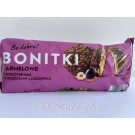 Печиво в молочному шоколаді з карамеллю й арахісом Bonitki Karmelowe z orzeszkami 140 г Польща