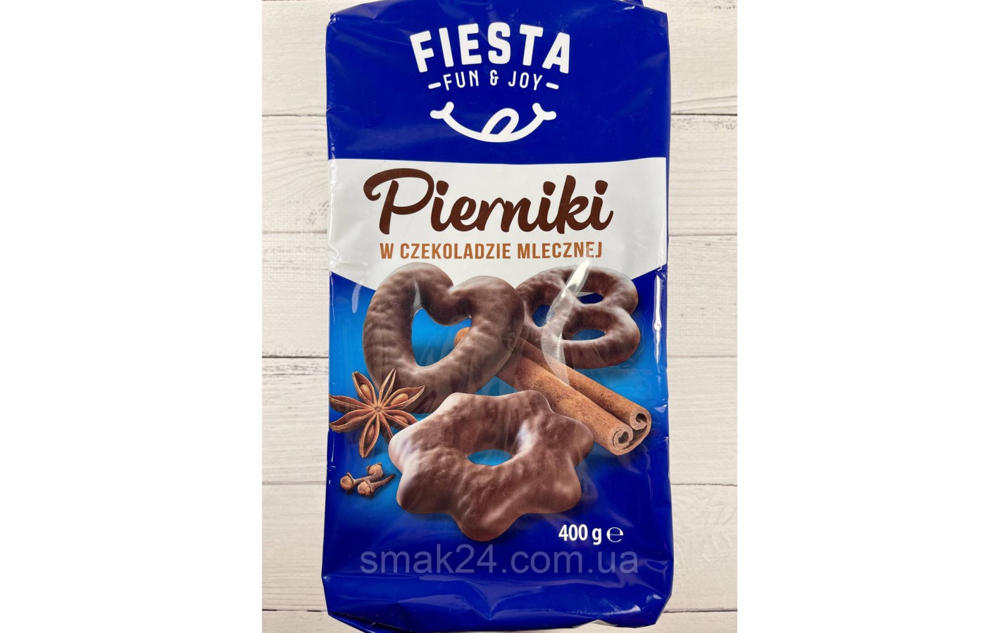 Пряники в молочному шоколаді Fiesta Pierniki 400 г Польща