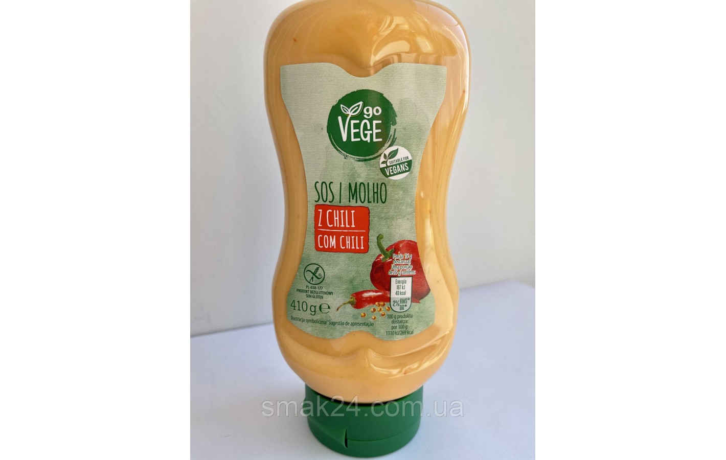 Соус с Чили БЕЗ ГЛЮТЕНА Go Vege Sos i Molho z Chili  410г Польша