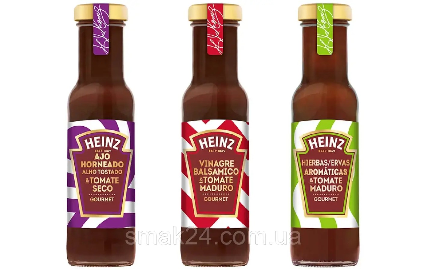 Соус с вяленными помидорами и жаренным чесноком Heinz  265мг Испания