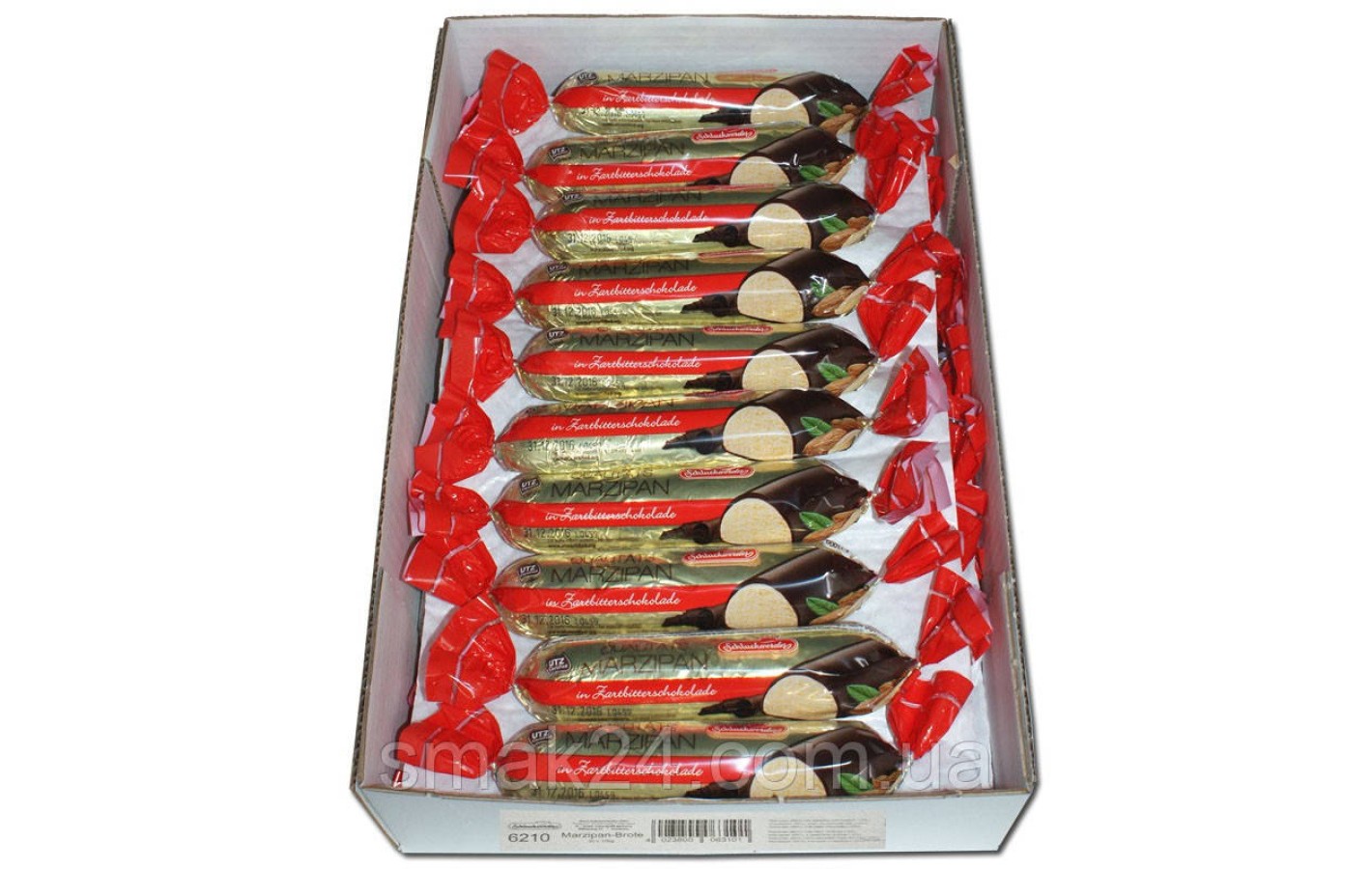 Марципан с ромом и изюмом Edelmarzipan  Schluckwerder 100 г Германия