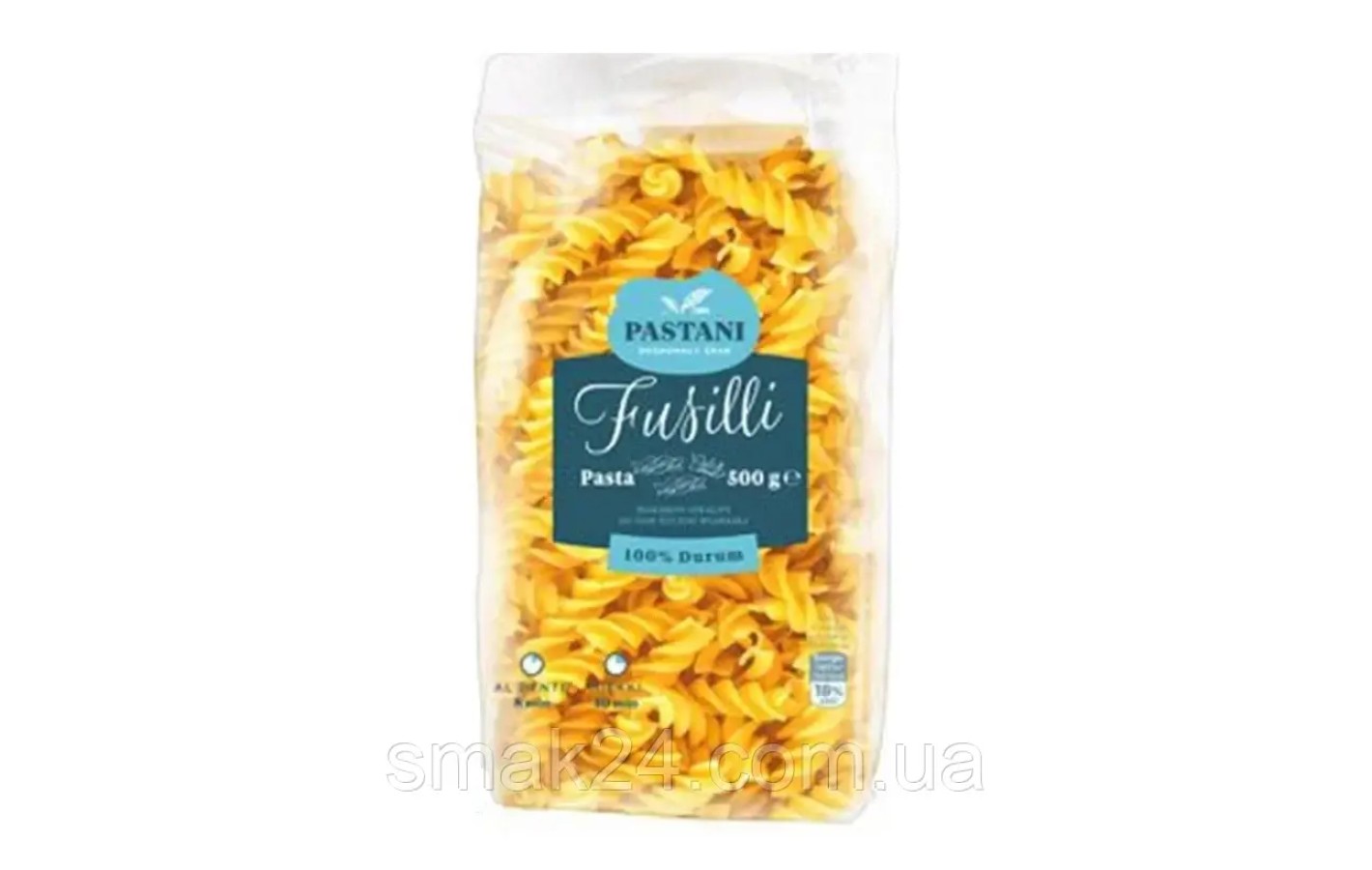 Макаронные изделия из твердых сортов пшеницы Pastani Fusilli Спирали 500г Польша