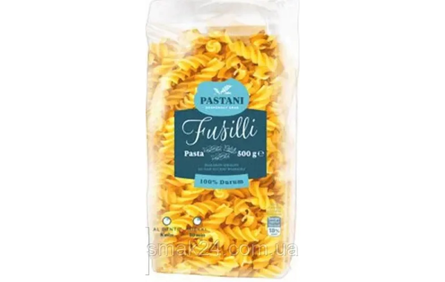 Макаронные изделия из твердых сортов пшеницы Pastani Fusilli Спирали 500г Польша