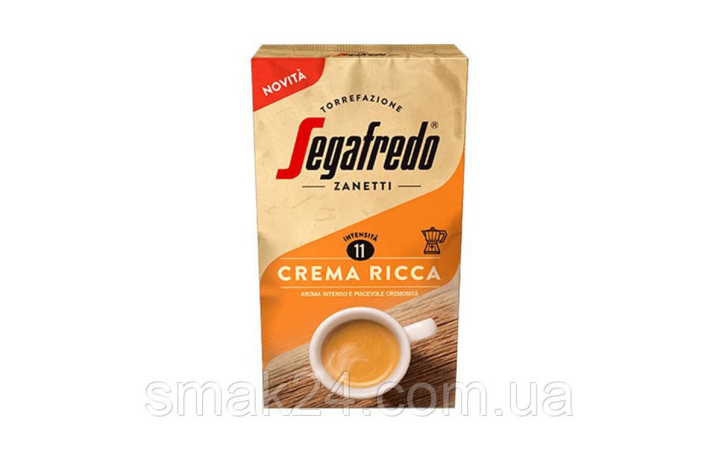 Кава мелена Segafredo Crema Ricca 225 г Італія