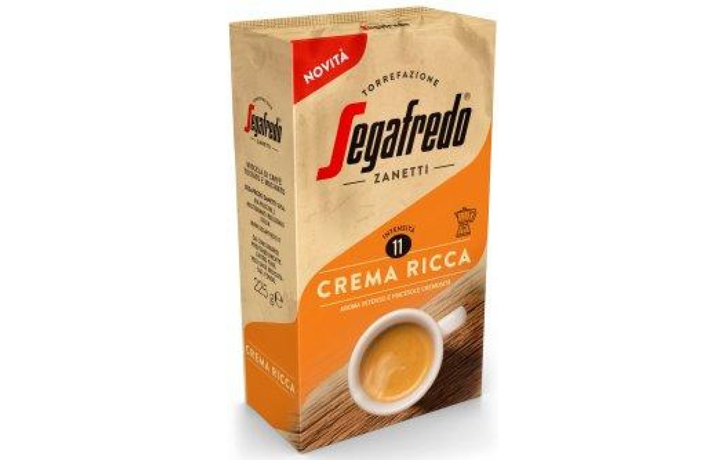 Кава мелена Segafredo Crema Ricca 225 г Італія