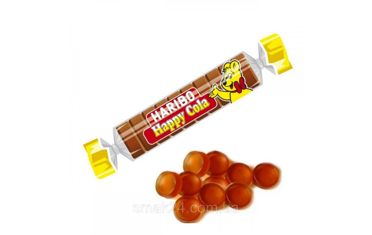 Желейные конфеты со вкусом КОЛА Haribo Roulette COLA Германия 25г