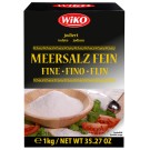 Йодована морська сіль дрібна натуральна Wiko meersalzfein 1 кг