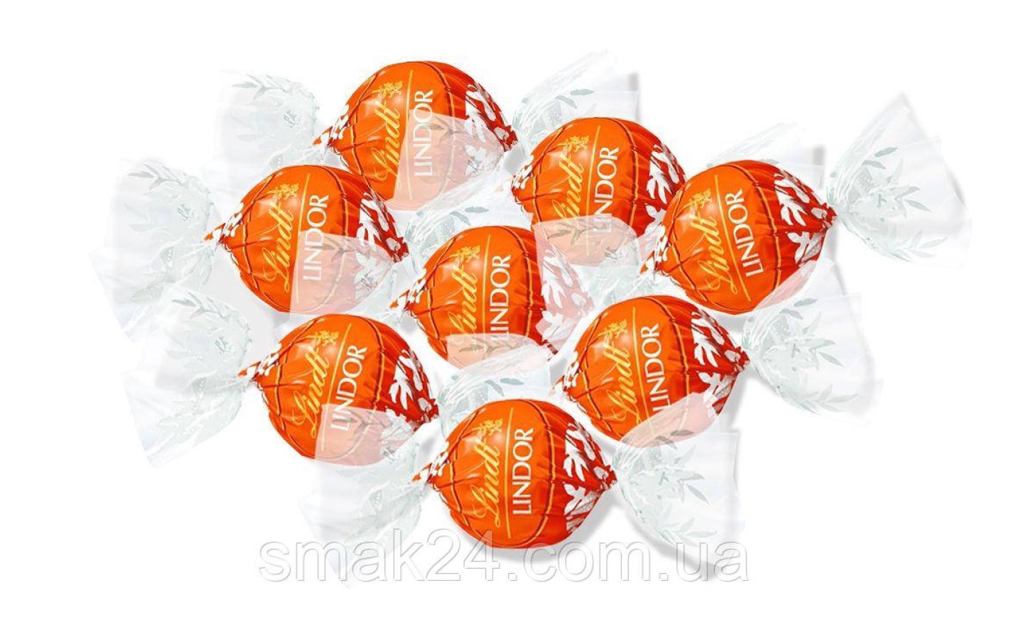 Цукерки шоколадні з Апельсиновою начинкою Lindt Lindor ORANGE 500 г Швейцарія