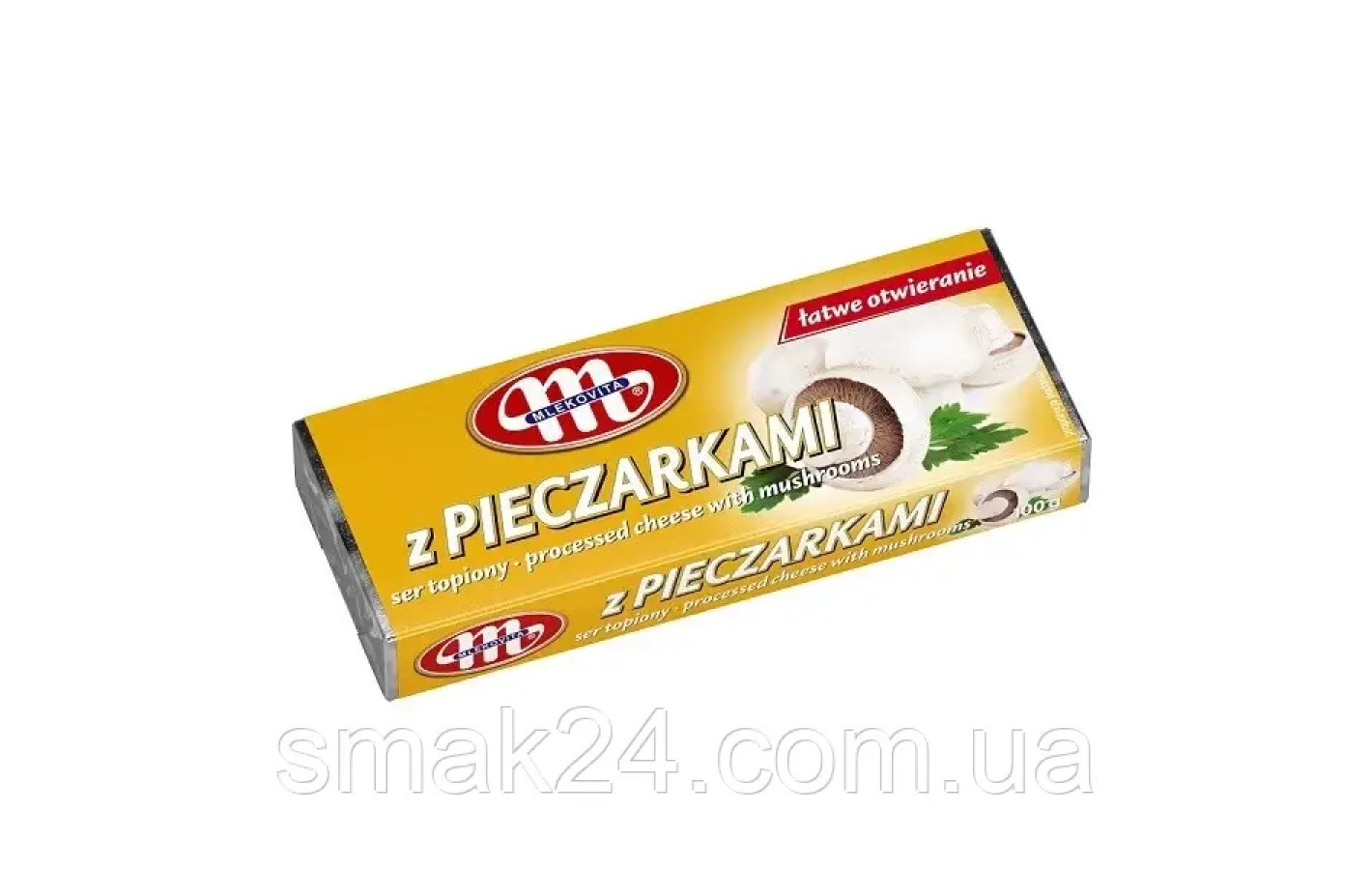 Сир плавлений із шампіньйонами Mlekovita z Pieczarkami 100 г Польща