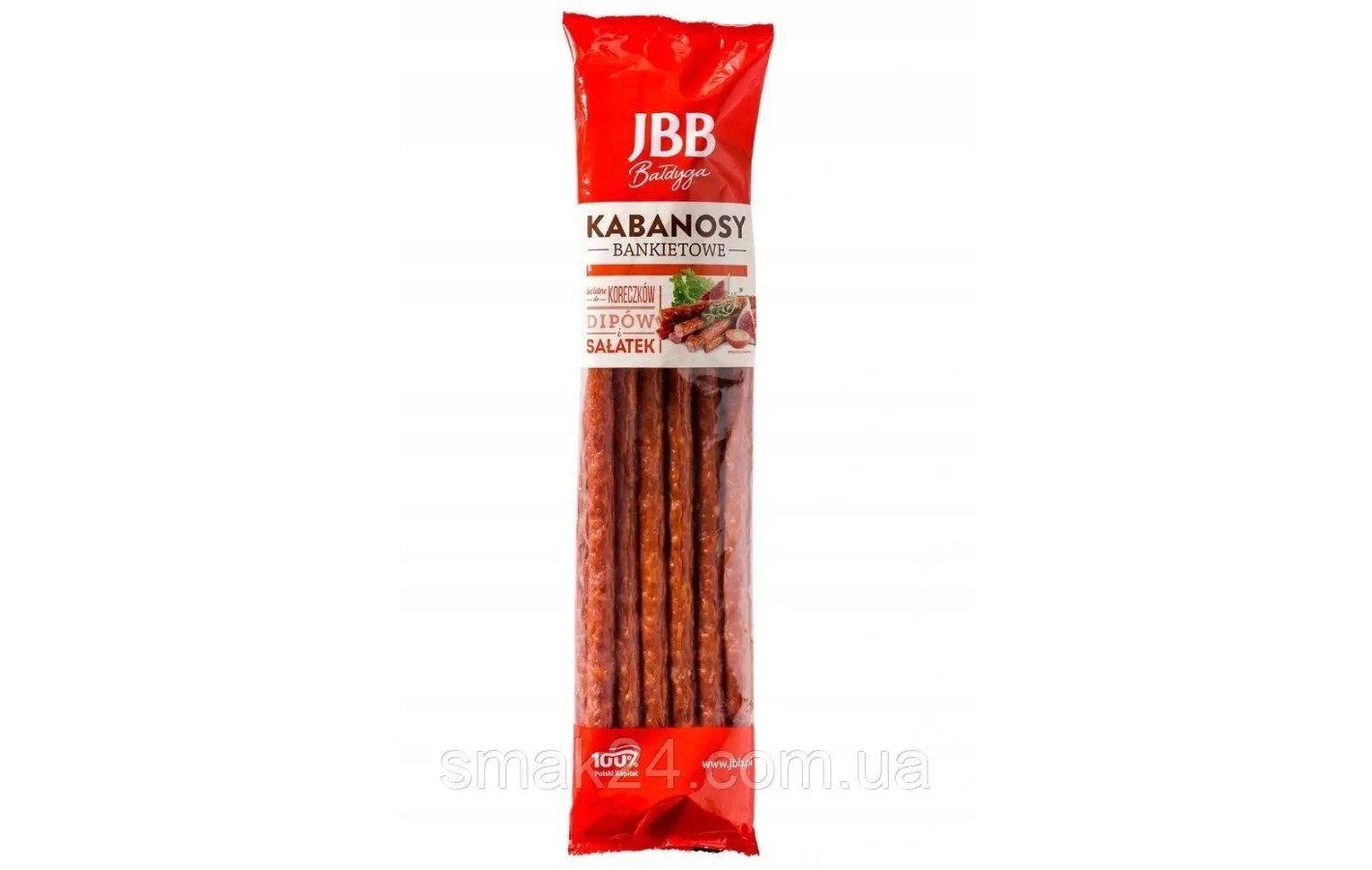 Ковбаски Кабаноски JBB, KABANOSY BANKIETOWE 240 г Польща
