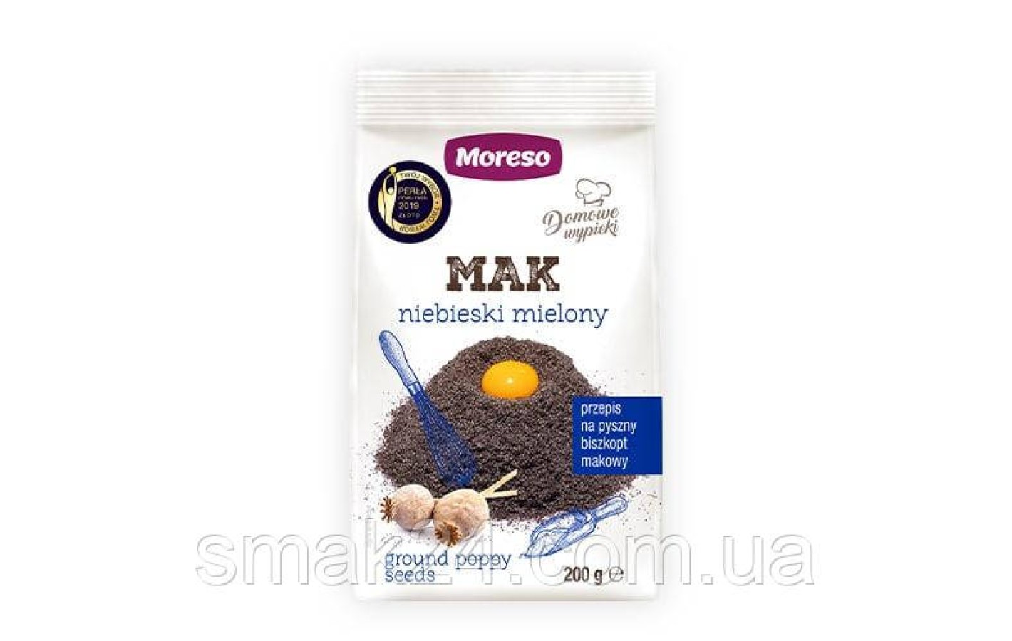Мак блакитний мелений Moreso Mak niebieski mielony 200 г Польща
