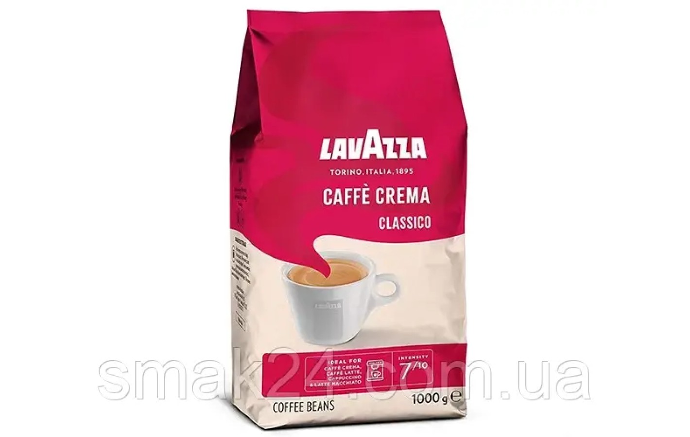 Кофе в зернах LavAzza  Caffe Crema Classico 1 кг Италия