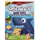 Шоколадное воздушное печенье из хлопьев Oceanix Cuetara Shark Bites 150г  Испания