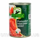 Помідори очищені в томатному соку Vittoria Pelati di Pomodoro 400 г Італія