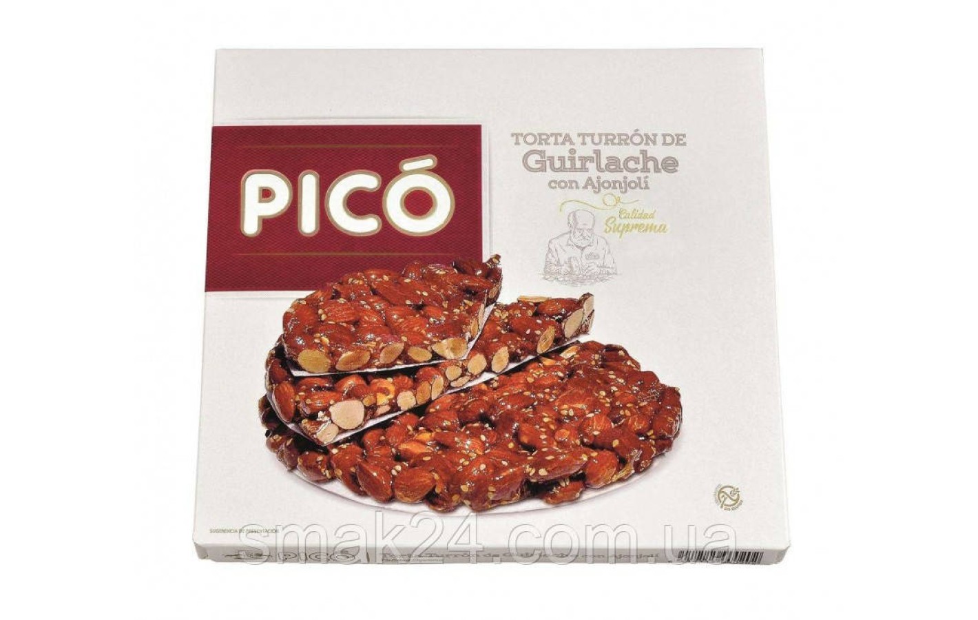 Туррон PICO с миндалем, кунжутом и медом без глютена, 150г Испания